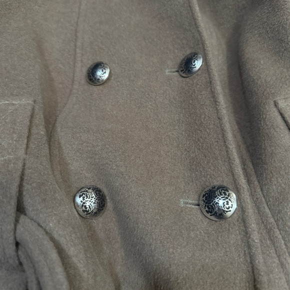 Tahari Mink Double Breasted Peacoat - Picture 15 of 16